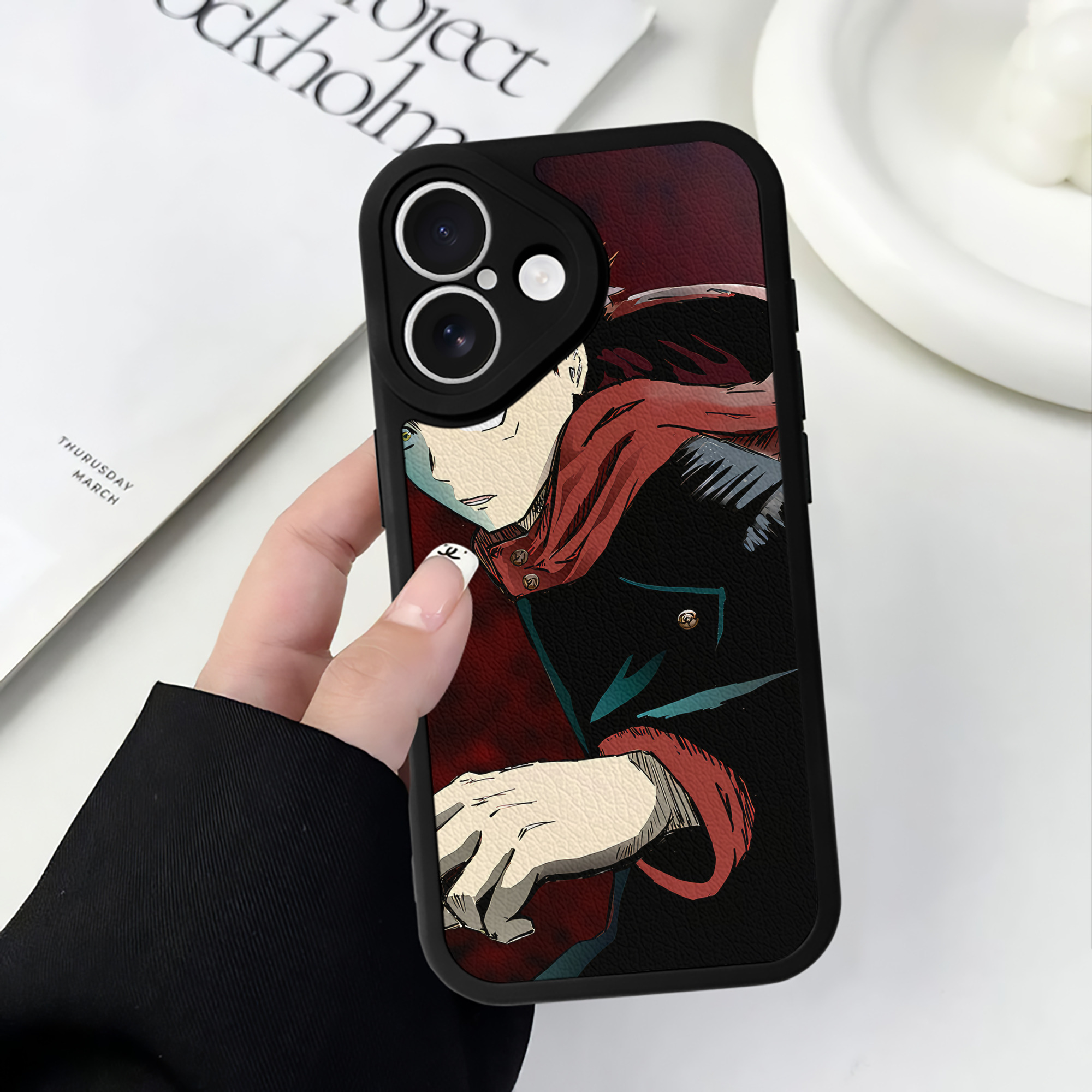 （画像用） SPY×FAMILY间谍家家酒 【iPhone 16シリーズ対応】シリコンスマホケース（レザー調） 材質：シリコン